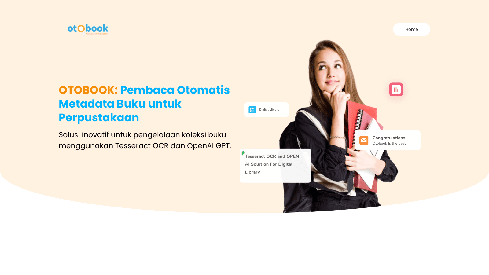 Otobook — Landing Page